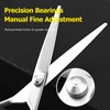 6 Inch Professional Straight Hair Cutting Scissors Stainless Steel Sharp