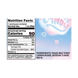 Kool-Aid Popping Cotton Candy - Cotton Candy with Popping Candy Bits - Strawberry - Gift Pack of 3, 1 oz. Bags By Lyza's Sweets & Treats