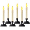 Meigic 6 Pcs Sensor Dawn to Dusk Window Candles, Flickering