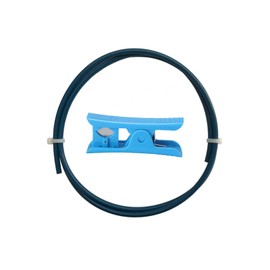 LEOWAY Capricorn Bowden PTFE Tubing 1 Meter XS Series 1.75MM Filament with Tube Cutter for Ender 3/3 Pro/5 3D Printer