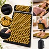 Acupressure Mat with Optional Pillow, Textured Spike Relaxation Mat for