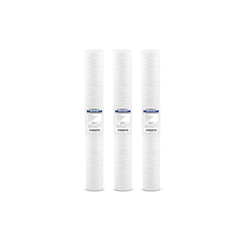 Hydronix HX-SWC-25-2005/3 Universal NSF String Wound Sediment Water Filter Cartridge