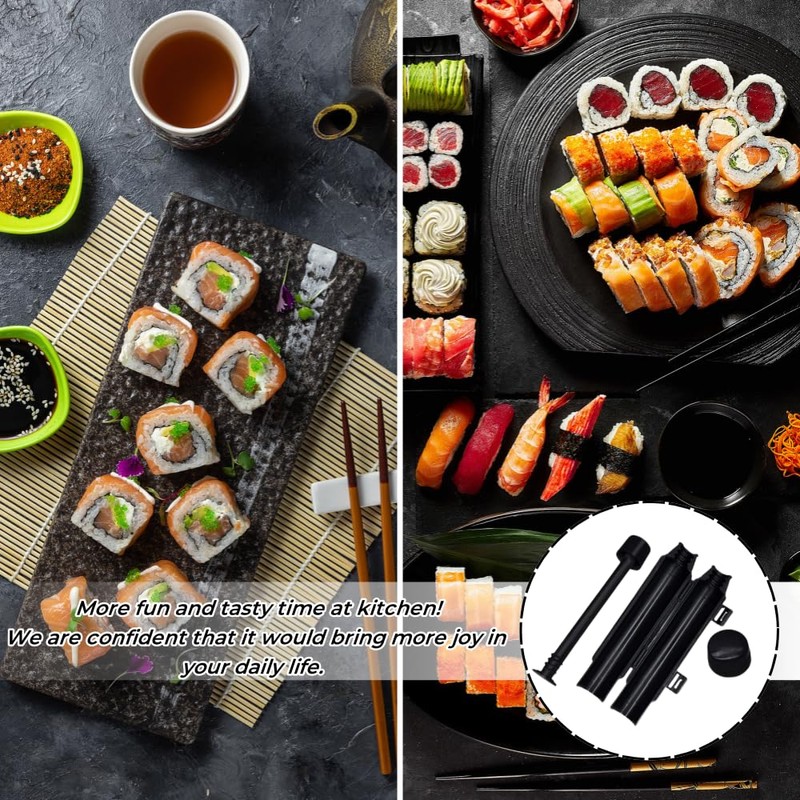 HLKQAO Sushi Maker Roller Multifunctional Onigiri Mold Rice Mold Vegetable