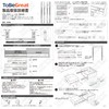 ToBeGreat Slide Rails, 7.9 inches (200 mm), 3 Tiers, Removable,