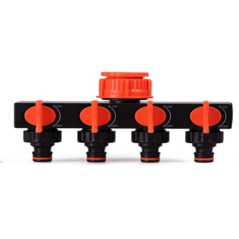 Bradas ECO-PWB3033 4-Way Distributor for Water Connection, Black, 10 x