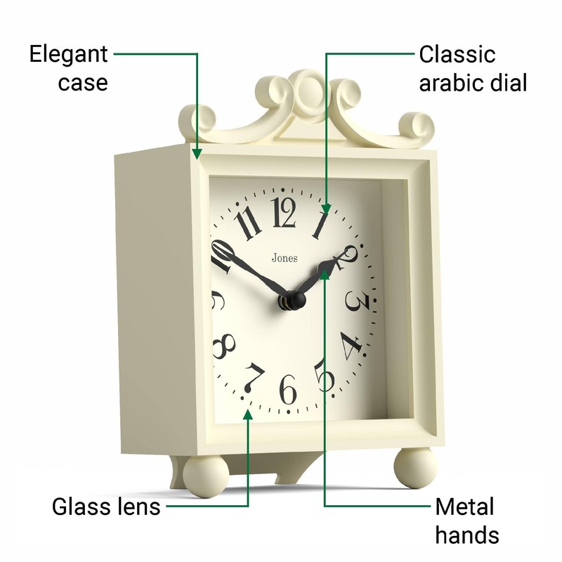 Jones Clocks® Parlour mantel clock | Classic carriage clock |