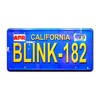 Celebrity Machines Blink 182 | Placa de matrícula estampada de