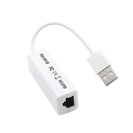 USB 10-100Mbps Ethernet LAN Adapter Cable Internet Network RJ45