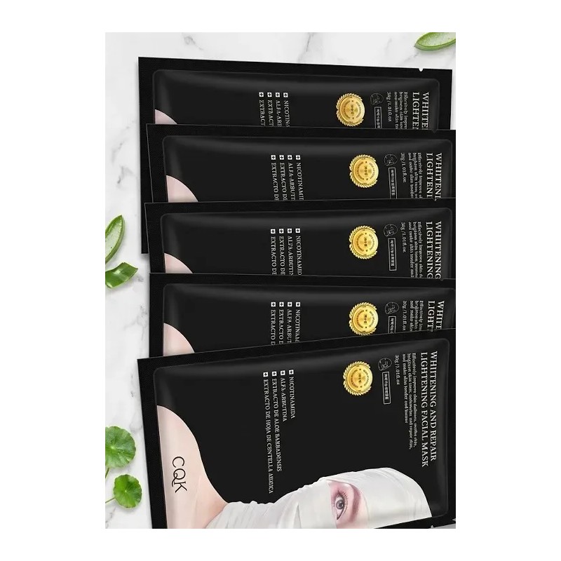 15 Mascarilla Facial Coreana Aclarante Reparadora Skincare