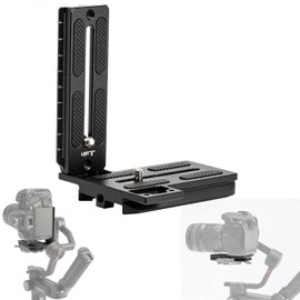 JLWIN Vertical Shooting Plate,L-Shape Bracket Quick Release Plate for Zhiyun Crane 2 3 LAB Weebill 2 3 Webill-S Stabilizer,Compatible Arca Swiss/Manfrotto Tripod,Horizontal Vertical Shooting