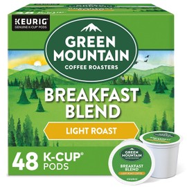 Green Mountain Coffee Roasters Green Mountain Coffee Roasters Blend, Single-Serve Keurig K-Cup Pods, Light Roast Coffee, 48 Count