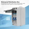 2 Poles MCB Miniature Leakage Circuit Breaker Waterproof Power Distribution