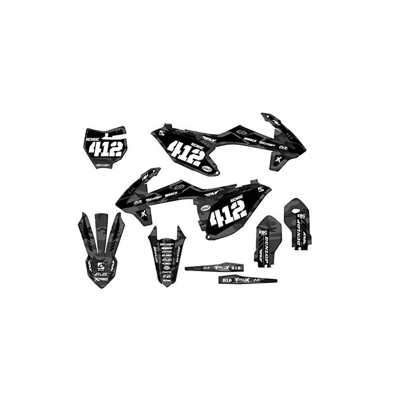 2018-2023 SX 85 Apache Grey Senge Graphics Complete Kit with
