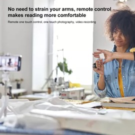 TikTok Bluetooth Remote Control Wireless Page Turner for IOSAndroid Cell Phone APP, TikTok Scrolling Ring Clicker Controller for Novel TV Camera Selfie