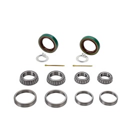 Pack of 2 Trailer Axle Bearings Kit L68149 L44649 Fits for 1-3/8'' to 1-1/16'' 3500 Lbs Trailer Axle 1.719'' Grease Seal 10-19#84 Spindle