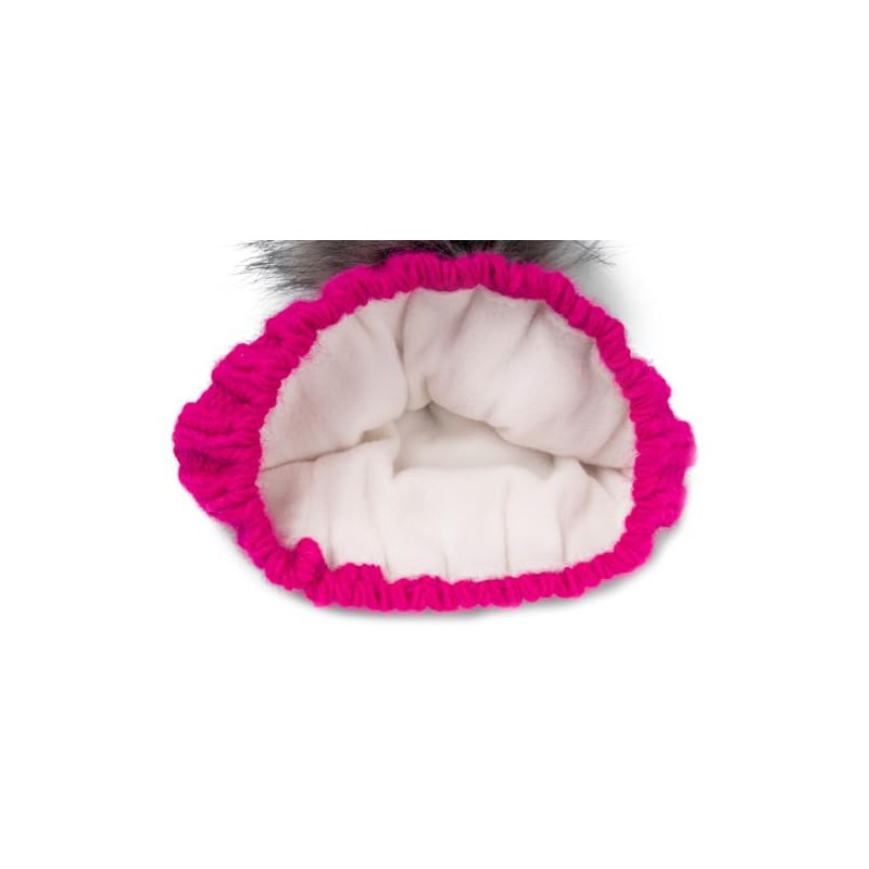 styleBREAKER 04024209 Children's Knitted Bobble Hat with Heart Pattern and