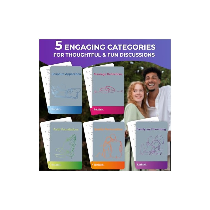 QUOKKA Conversation Cards Game - Christian Couples Edition | Original