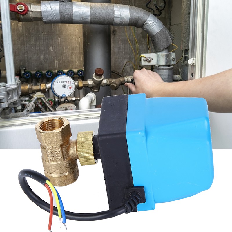 Electric Ball Valve 2‑Way 3‑Wire 2‑Control IP68 Protection Synchronous Motor