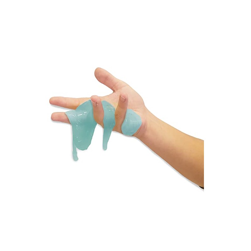 SES Creative 15022 Marble Slime Green and Blue 200 g,