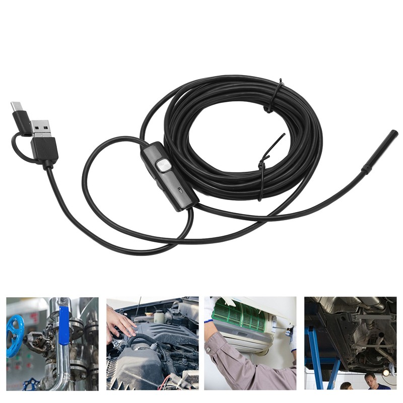 AN100-5.5 5.5mm Flexible Wire 3 in 1 Endoscope for Android
