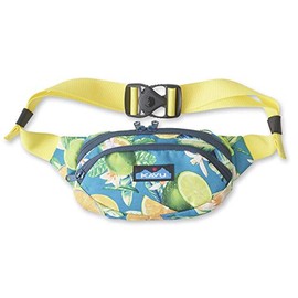 KAVU Spectator Belt Bag Polyester Hip Fanny Pack, Ocean Citrus