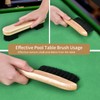 Pool Table & Rail Brush, Billiard Pool Table Felt Cleaner