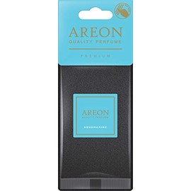 Areon Premium Quality Perfume/Cologne Cardboard Car & Home Air Freshener, Aquamarine (Pack of 3)