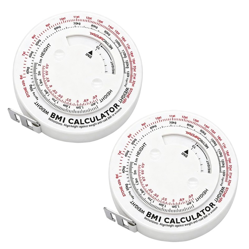 2 Piezas Cinta Metrica Corporal Cinta De Medir Corporal BMI