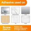 Kalami 6 Pack Vinyl Record Holder Wall Mount Self Adhesive