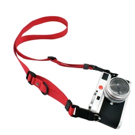 AOLLCCAE Camera Strap, Quick Adjustable Shoulder Sling Camera Neck Shoulder Strap for Leica Fuji Pentax Canon Micro Single and DSLR Camera Red