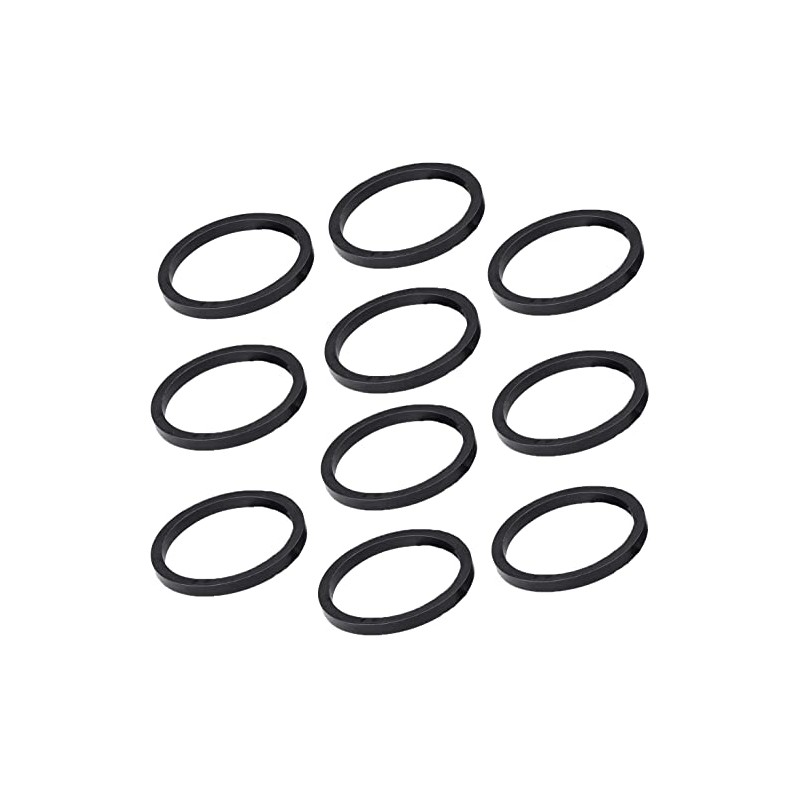 DEDA METAL SPACERS 28.6 / 5 stems Color: black diameter: