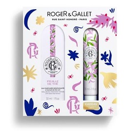 ROGER & GALLET | Tea Leaf Gift Set | | 1 fl oz Fragrant Water | 1 oz Hand & Nail Cream | Limited Edition