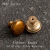 Goo-Ki 6 Pack Cabinet Knobs Antique Brass Drawer Knob Zinc