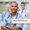 eSteth Cardio Stethoscope, Single head, Black