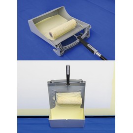 ROLLINGDOG Multifunction Paint Roller Tray Kit 11PC - with 9 inch Paint Roller Drop Cloth and Masking Taping etc.