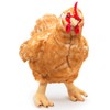 Uni-Toys - Brown Hen with Egg - 37 cm (Height)