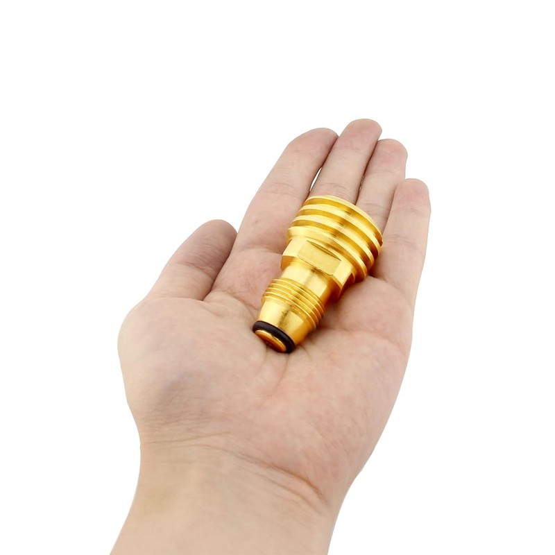 Hooshing Propane Tank Adapter Converts POL LP Tank Service Valve