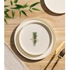 TheTerra Ceramic Dinnerware Sets for 4, 12 Pieces Porcelain Lightweight