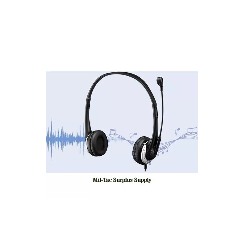 Adesso Xtream P2 USB Wired Multimedia Headset with Noise-Cancelin