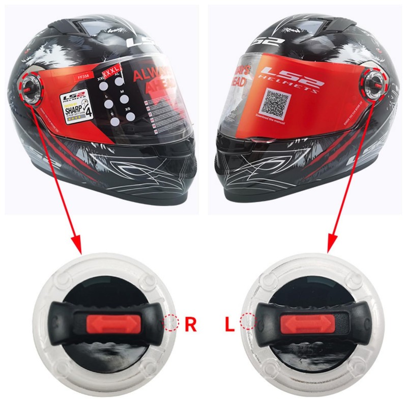 Motorcycle Helmet Visor with Rotary Switch, Motorcycle Helmet Screws, Helmet
