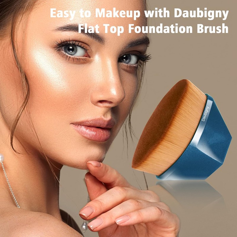 Daubigny Perfect Makeup Brush Face Blush Foundation Brush (Blue) for