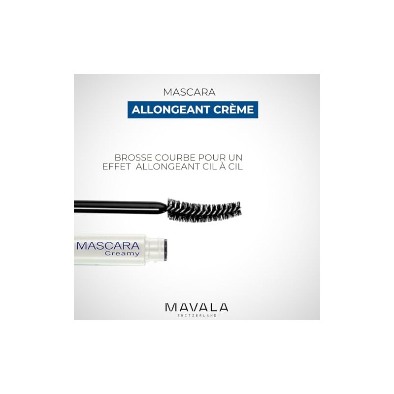 Mavala Mascara Creamy, Brown, 0.32 Ounce