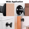 Wjelet 4 Pcs Anti Shake Headboard Stoppers, Adjustable Threaded Bed