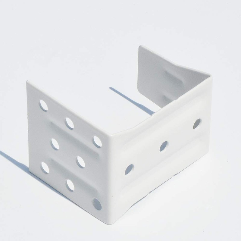 cuteLEC Center Support Bracket 2 Pack White Color for 2"