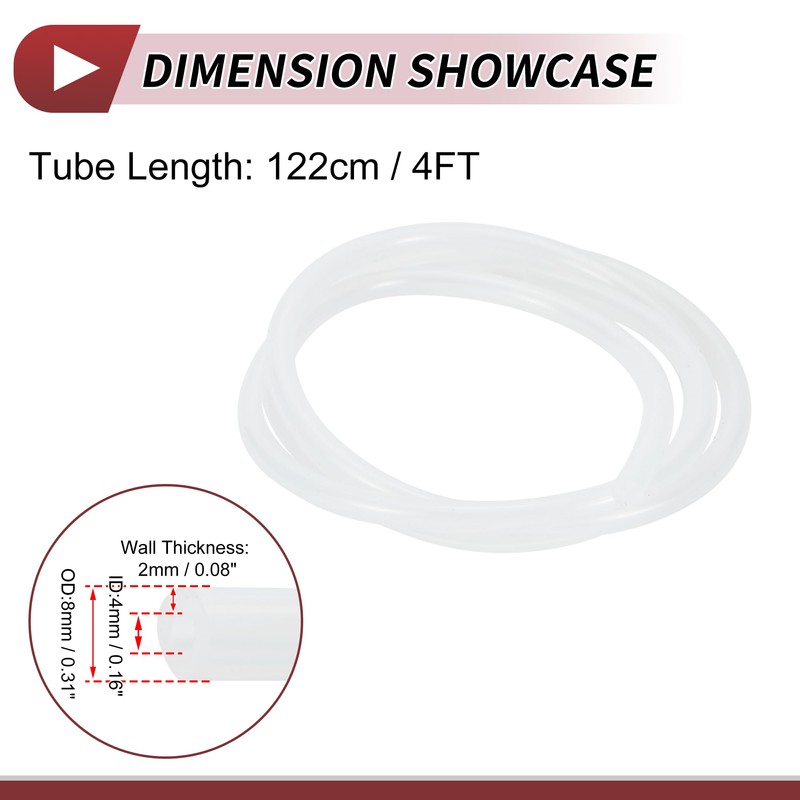 HEROFFIX 1 Pcs for Air and Water Silicone Vacuum Tubing