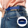 4 Pieces Lazy Belt, Buckleless Casual Belt, Adjustable Elastic Belt,