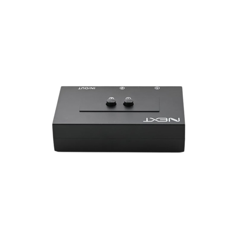 GENETIVE RJ12/RJ11 Telephone Line Selector Switch | In/Out Compatible, One-Touch