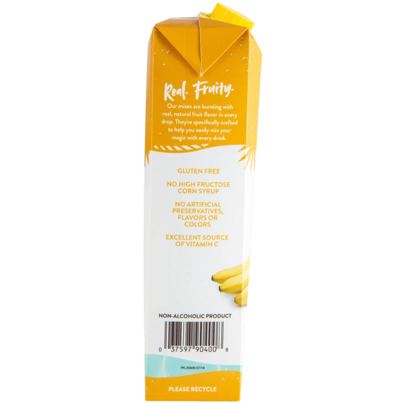 Island Oasis Banana Fruit Puree, 33.8 fl oz (1 Liter)