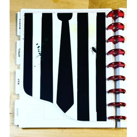 Handmade Recently Deceased Beetlejuice DASHBOARD for use with Classic HAPPY Planner