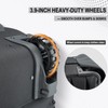KUNN Tool Backpack with Wheels, Heavy Duty Rolling Tool Bag